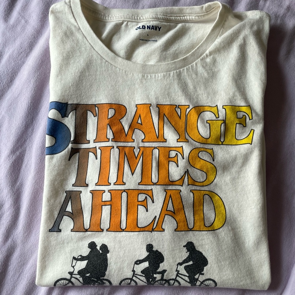 Old Navy Cotton Tee in Cream